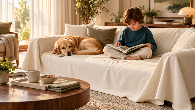How to Protect Your Couch from Spills, Kids, and Pets