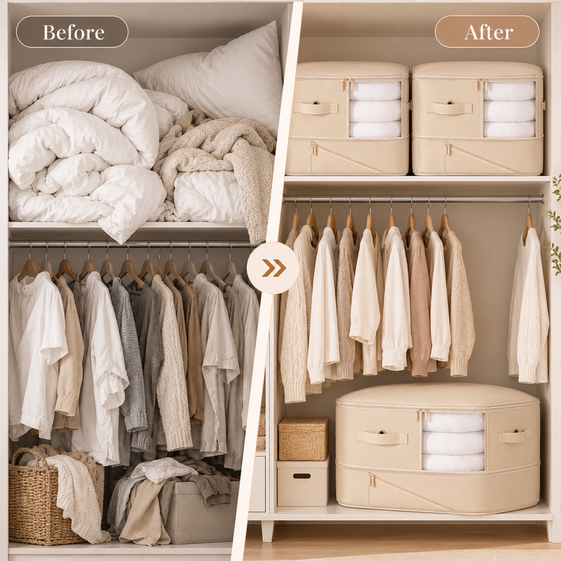 How to Store Comforters and Bulky Bedding