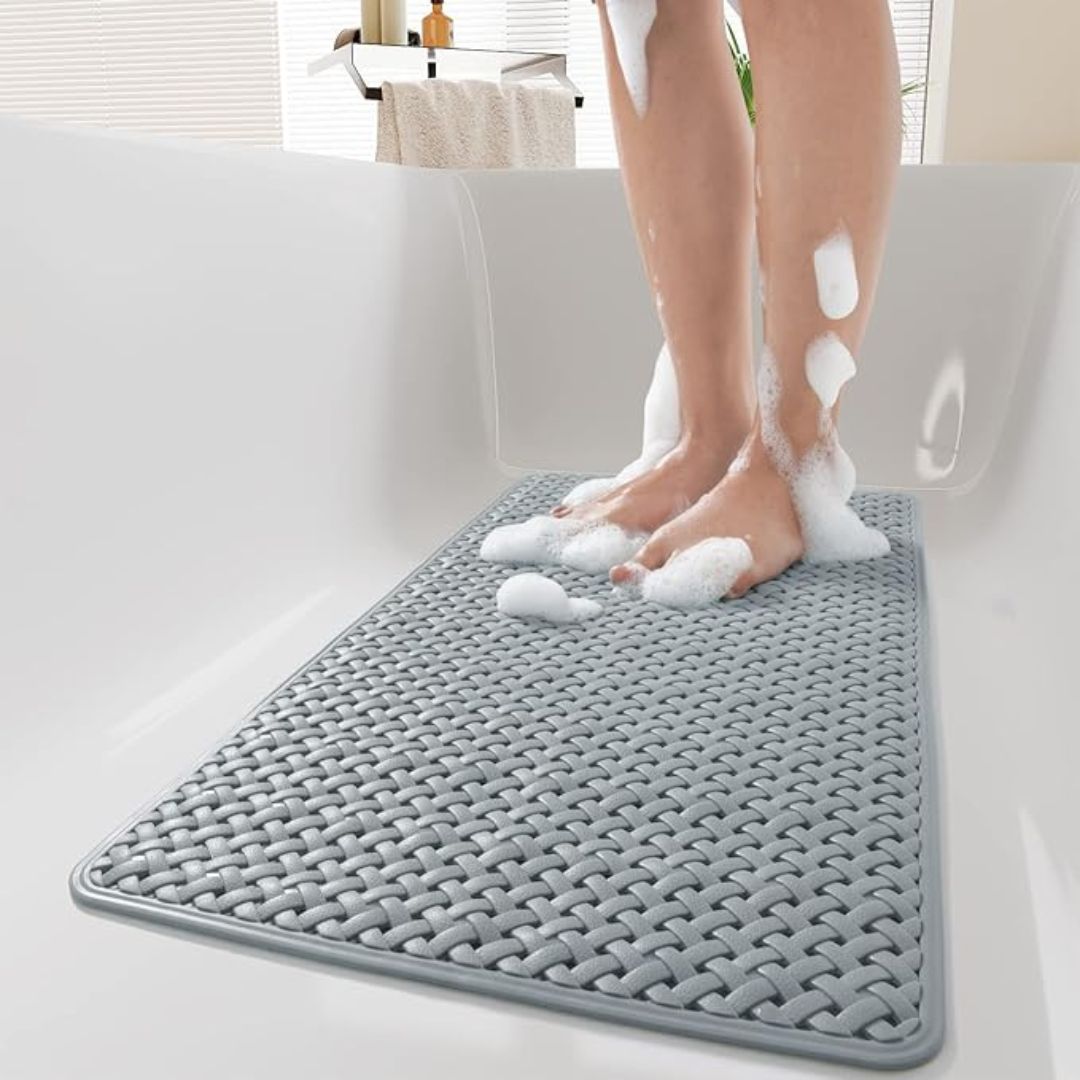GripMaster | Non Slip Bathtub Mat with Secure Suction Cups Ð Safe Anti-Skid Design for All Ages 0
