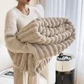Soft Fleece Throw Blanket – Ultra-Warm Cozy Blanket for Bed & Sofa, Lightweight All-Season Comfort