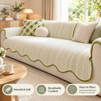 Herringbone Non-Slip Couch Cover Mat - product image