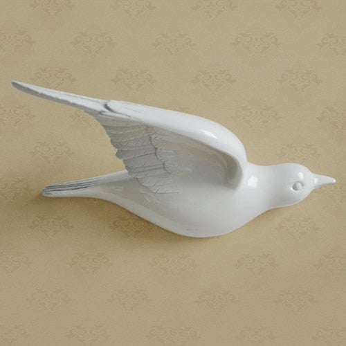 3D wall decor – Resin flying birds – Multi-colored – Elegant home accent for living room or bedroom 10