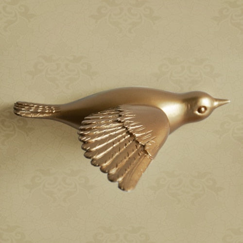 3D wall decor – Resin flying birds – Multi-colored – Elegant home accent for living room or bedroom 11
