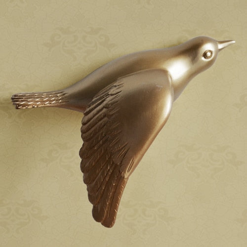 3D wall decor – Resin flying birds – Multi-colored – Elegant home accent for living room or bedroom 12