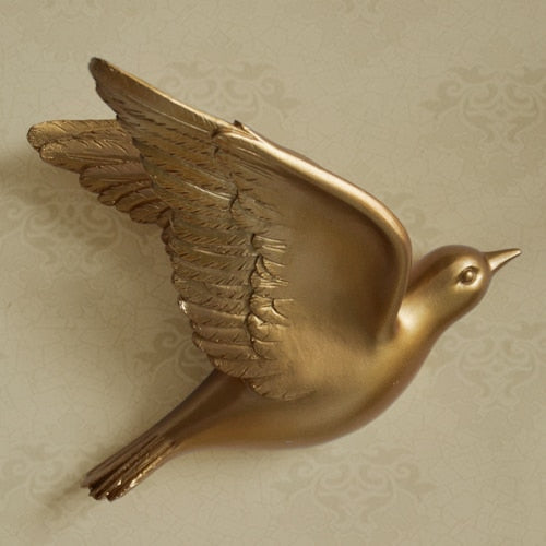 3D wall decor – Resin flying birds – Multi-colored – Elegant home accent for living room or bedroom 5