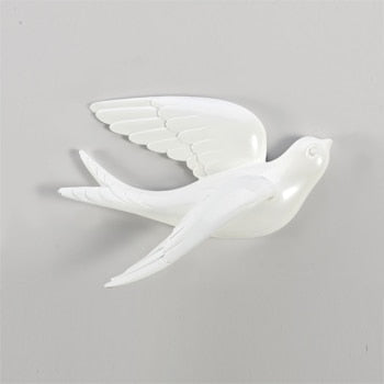 3D wall decor – Resin flying birds – Multi-colored – Elegant home accent for living room or bedroom 6
