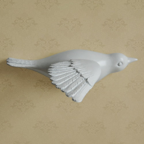 3D wall decor – Resin flying birds – Multi-colored – Elegant home accent for living room or bedroom 7