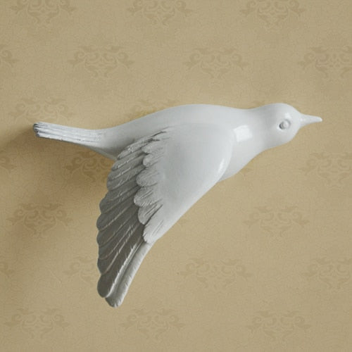 3D wall decor – Resin flying birds – Multi-colored – Elegant home accent for living room or bedroom 8