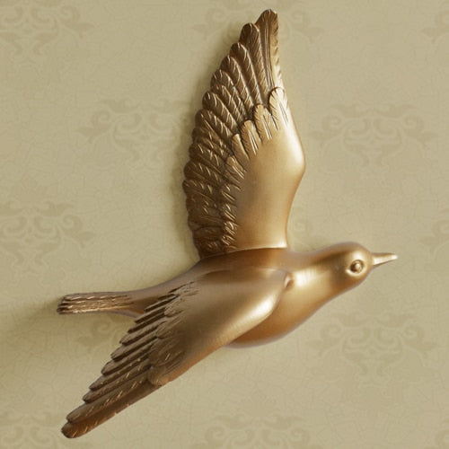 3D wall decor – Resin flying birds – Multi-colored – Elegant home accent for living room or bedroom 9