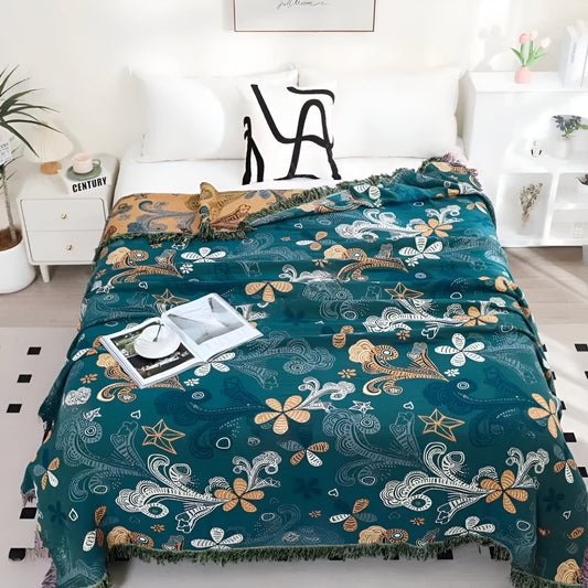 Exotic Floral Home Blanket