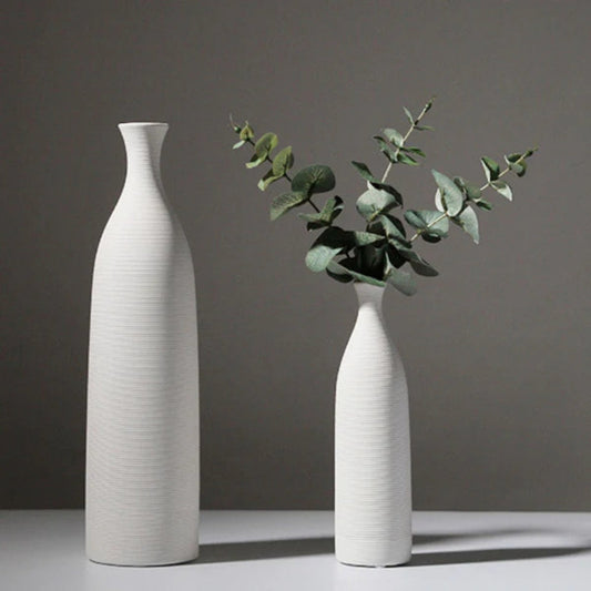 Elegant High Vase Collection in Ceramic