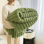 Soft Fleece Throw Blanket – Ultra-Warm Cozy Blanket for Bed & Sofa, Lightweight All-Season Comfort