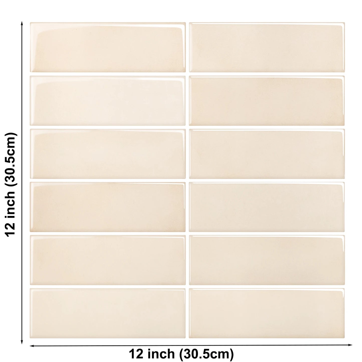 Variant image for Peel and Stick Wall Tile Stickers for Kitchen and Bathroom - Easy DIY Mosaic Sticker Tiles, Moisture Resistant, 10 Sheets-4