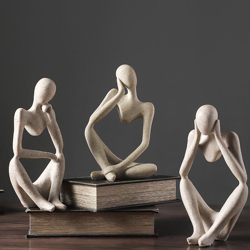 Abstract sculpture – High-quality resin – Modern minimalist design – Perfect for home or office decor 1