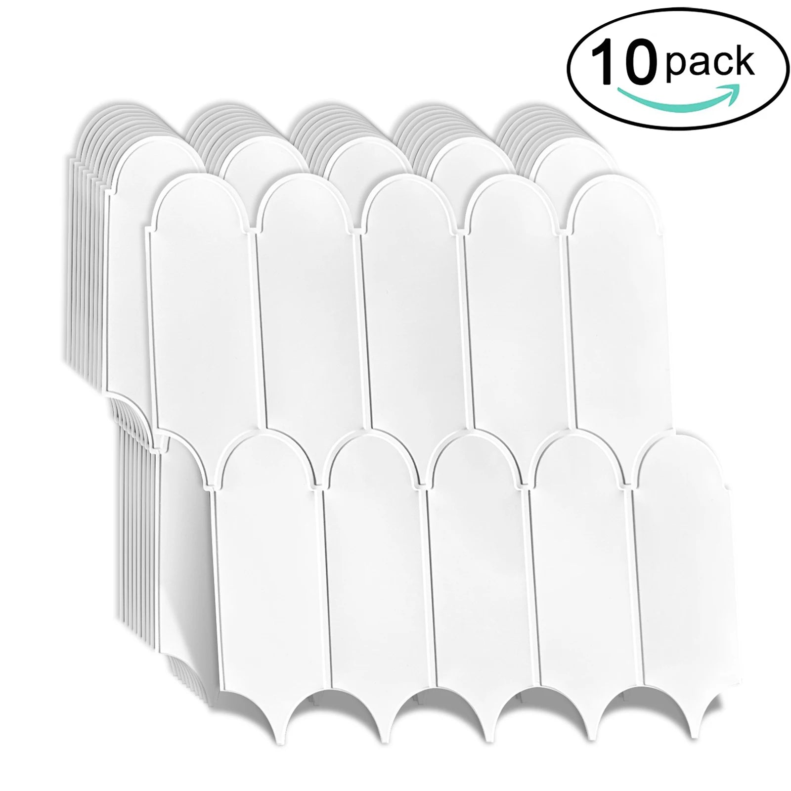 Variant image for Premium Pink Peel and Stick Wallpaper Tiles - 3D Vinyl Design for Kitchen and Bathroom, Easy Installation, 10 Pack-3