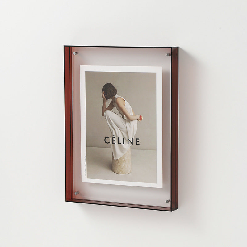 Acrylic photo frame – Transparent design – Multiple colors – Modern home decor – Various sizes available 3