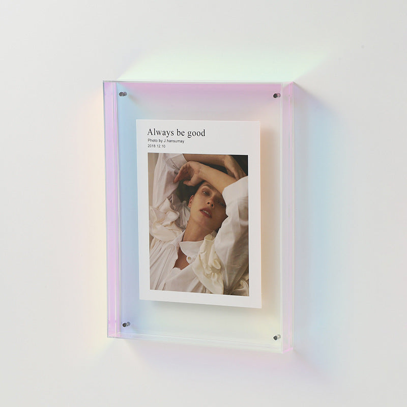 Acrylic photo frame – Transparent design – Multiple colors – Modern home decor – Various sizes available 4