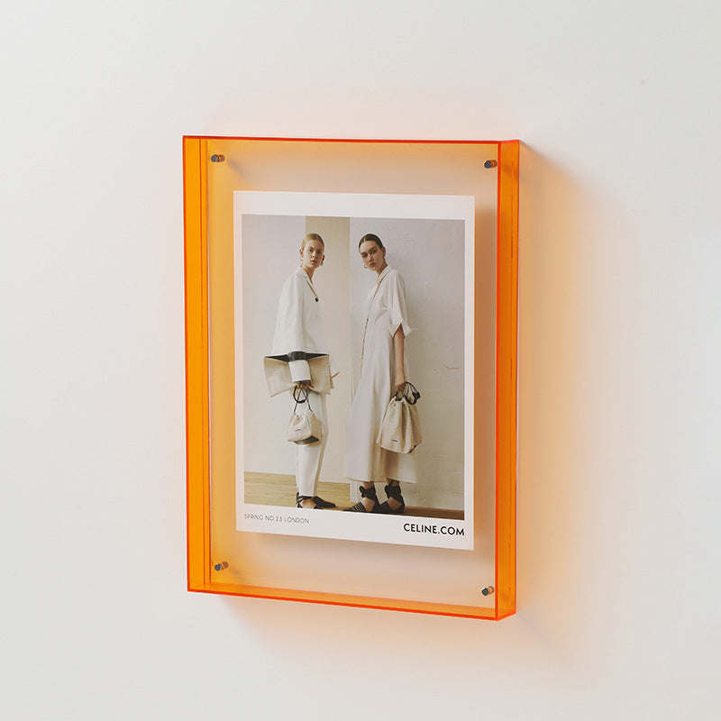 Acrylic photo frame – Transparent design – Multiple colors – Modern home decor – Various sizes available 8