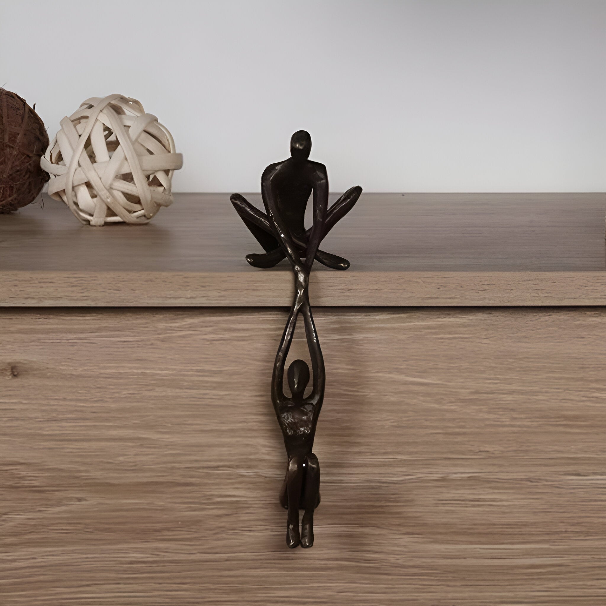 Art statue – Resin – Love and balance theme – Elegant home decor – 4 x 2.5 x 8.1 in 4