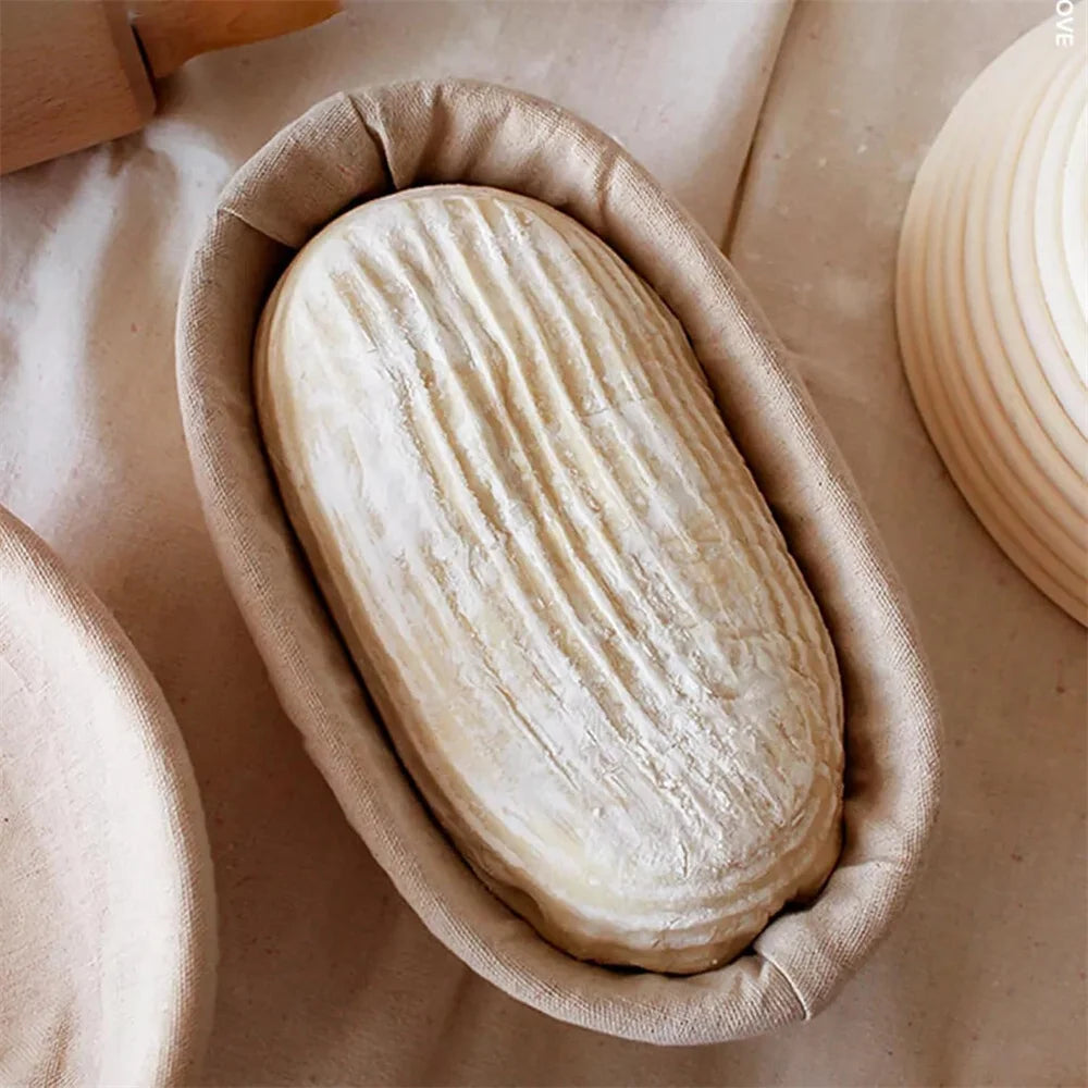 Banneton basket – Natural rattan – 10-inch oval – Sourdough proving basket for perfect bread rising 4