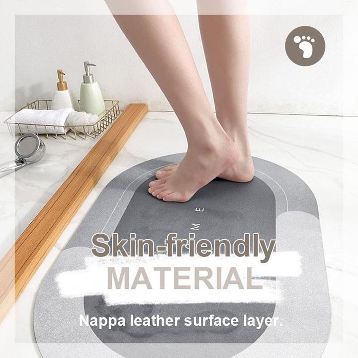 Bath mat – Quick-drying microfiber – Soft and absorbent – Stylish bathroom accessory – 19.7 x 31.5 in 2