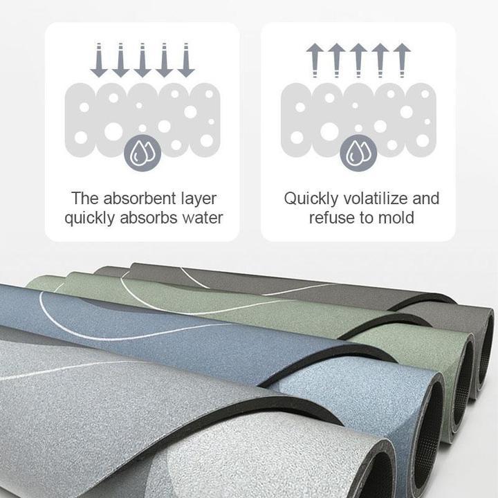 Bath mat – Quick-drying microfiber – Soft and absorbent – Stylish bathroom accessory – 19.7 x 31.5 in 4
