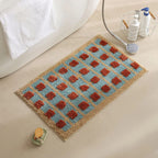 Bath mat – Soft-touch fabric – Non-slip design – Moroccan pattern – 31.5 x 19.7 in 2