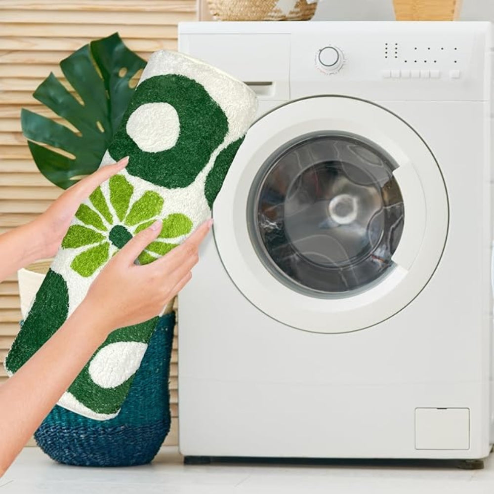 Bath mat – Soft cotton-polyester blend – Cheerful design – Non-slip and absorbent – Ideal for bathroom or kitchen 6