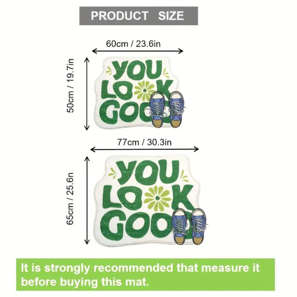 Bath mat – Soft cotton-polyester blend – Cheerful design – Non-slip and absorbent – Ideal for bathroom or kitchen 7