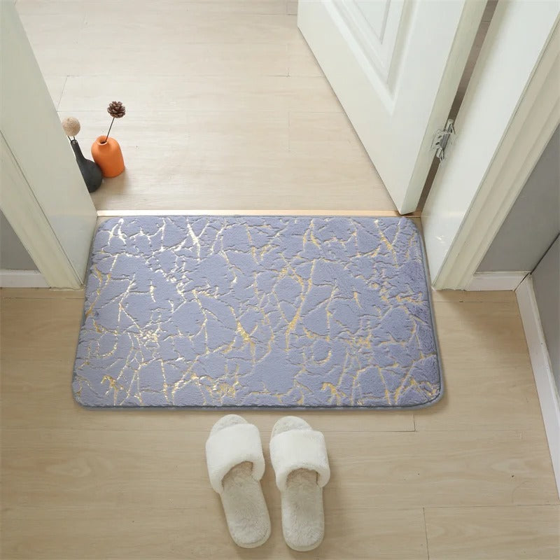 Bath mat – Soft faux fabric – Non-slip design – Washable for easy care 1