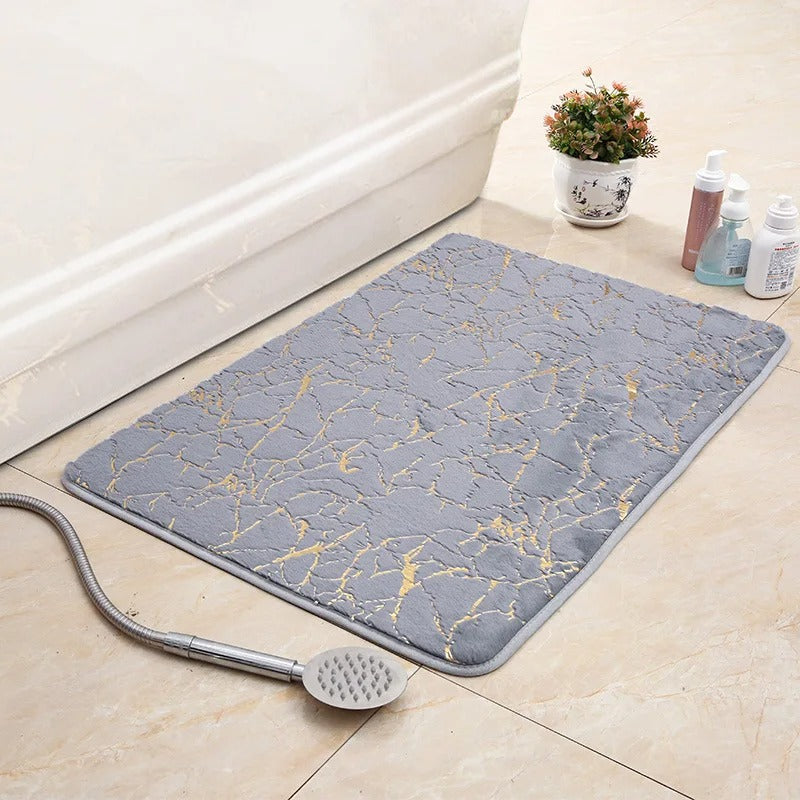 Bath mat – Soft faux fabric – Non-slip design – Washable for easy care 10