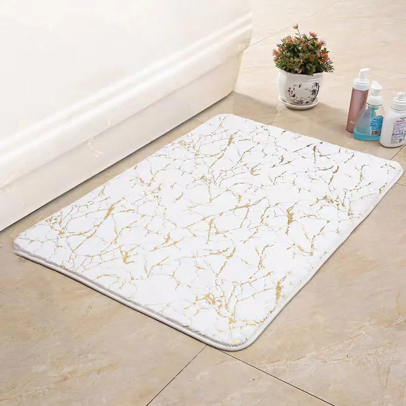 Bath mat – Soft faux fabric – Non-slip design – Washable for easy care 4