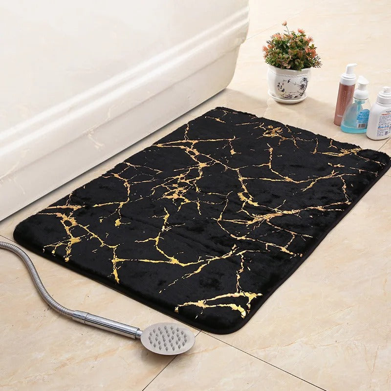 Bath mat – Soft faux fabric – Non-slip design – Washable for easy care 7