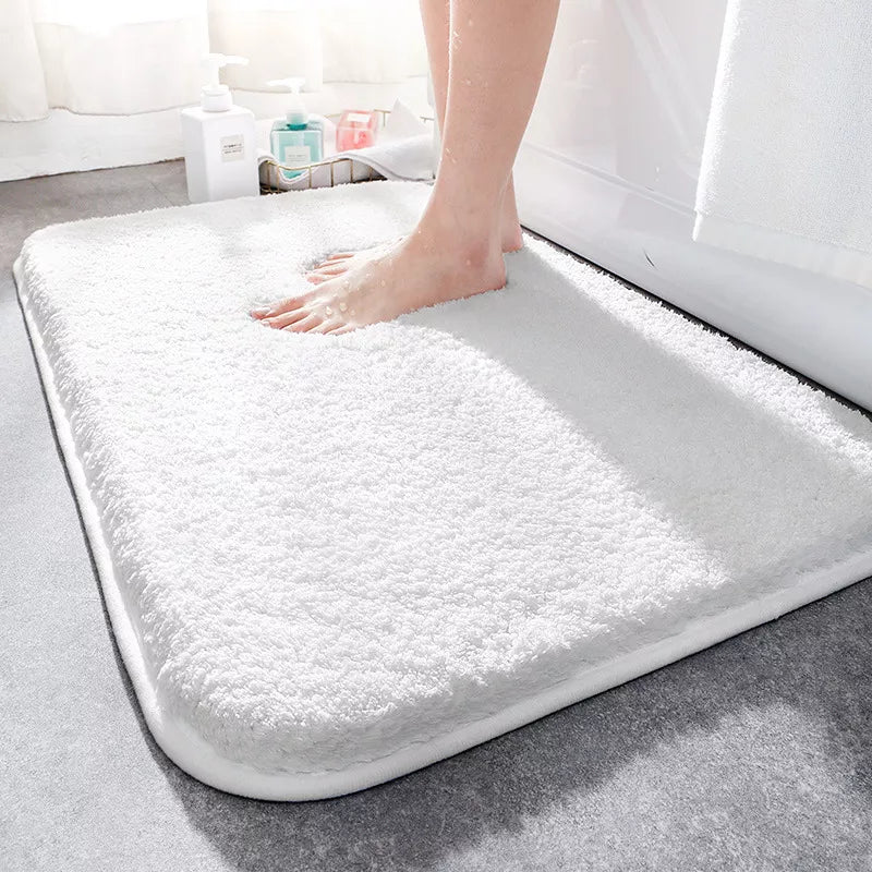 Bath mat – Ultra-soft high-pile microfiber – Non-slip design – Luxurious comfort for bathroom 1