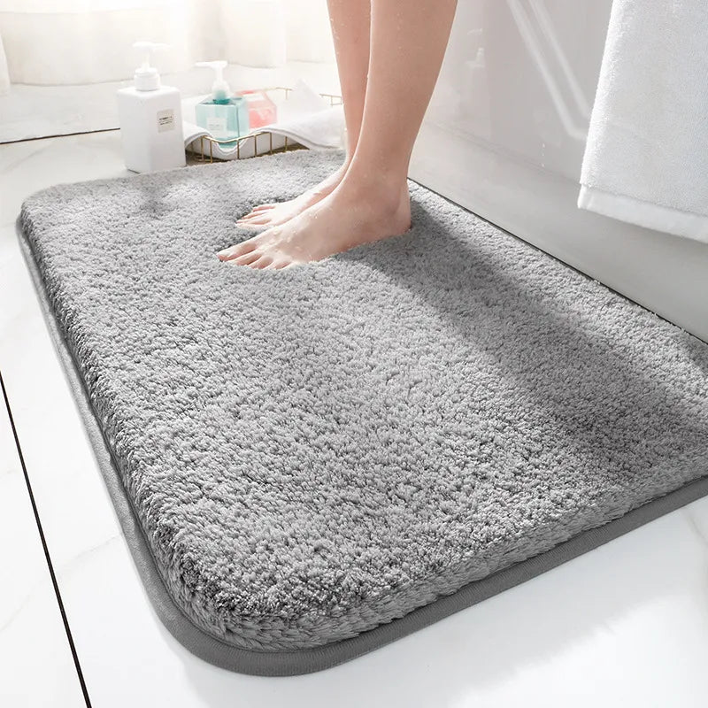 Bath mat – Ultra-soft high-pile microfiber – Non-slip design – Luxurious comfort for bathroom 4