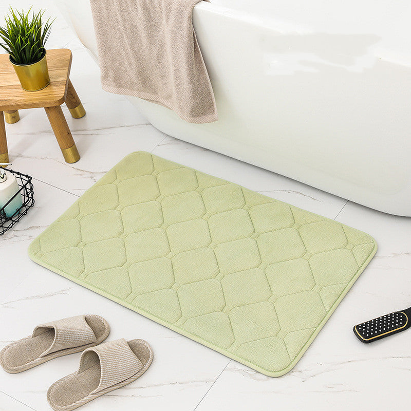 Bathroom mat – Plush fabric – Ultra-absorbent – Non-slip design – Various sizes and colors available 4