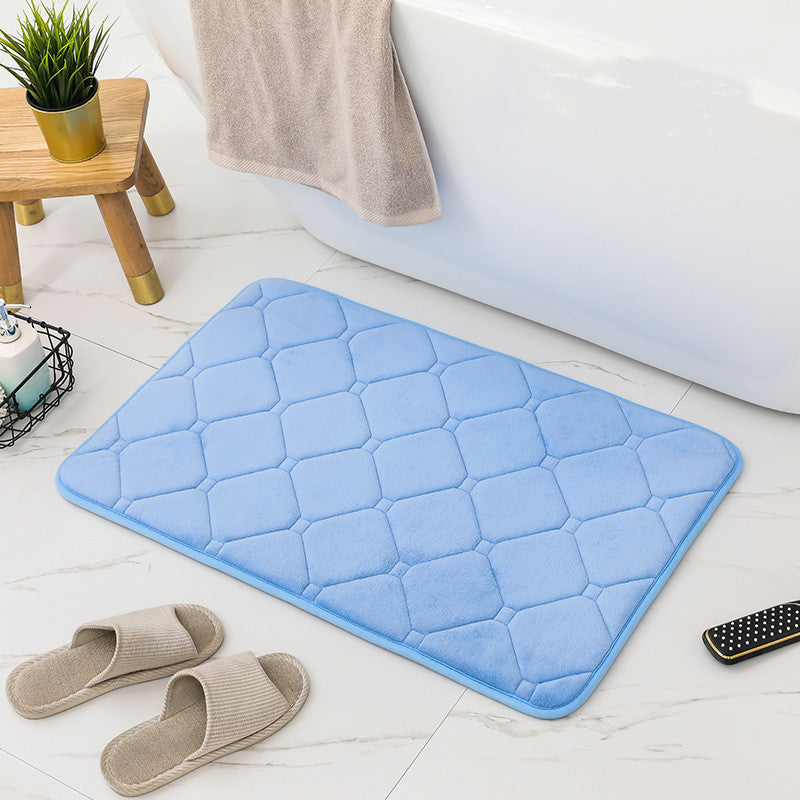 Bathroom mat – Plush fabric – Ultra-absorbent – Non-slip design – Various sizes and colors available 7