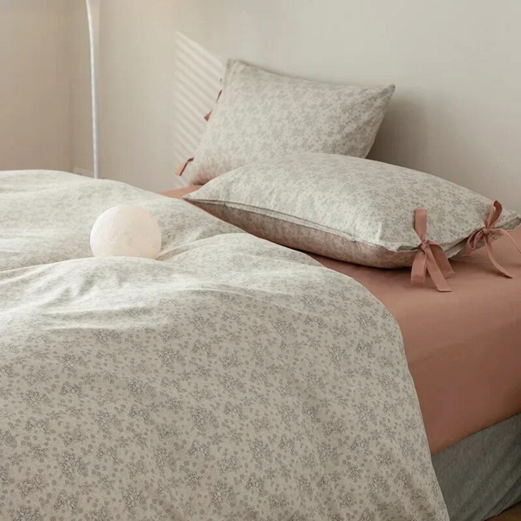 Bedding set – 100% cotton – Floral design – Elegant and cozy bedroom update 7