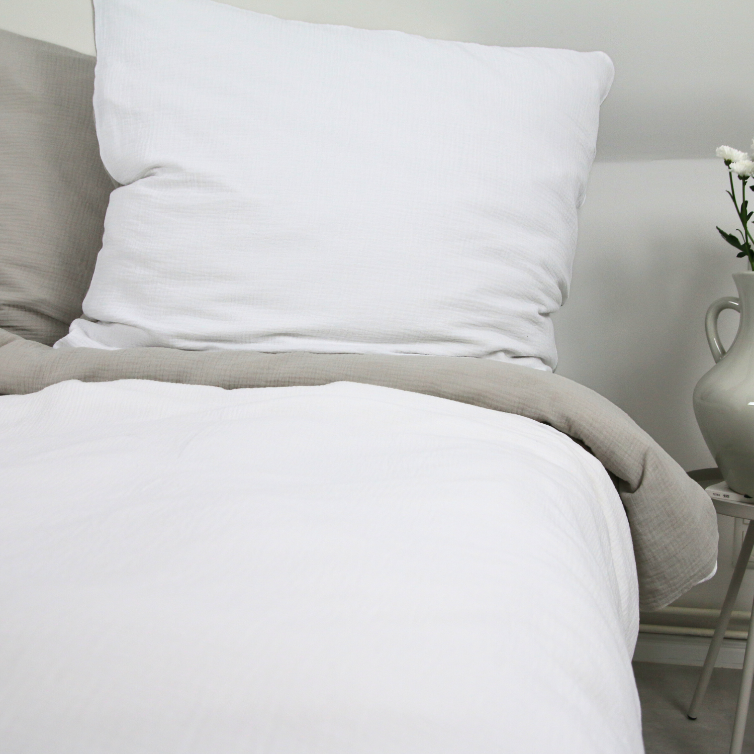 Bedding set – 100% organic cotton – Soft and breathable – Two-tone design – Luxurious duvet covers 11