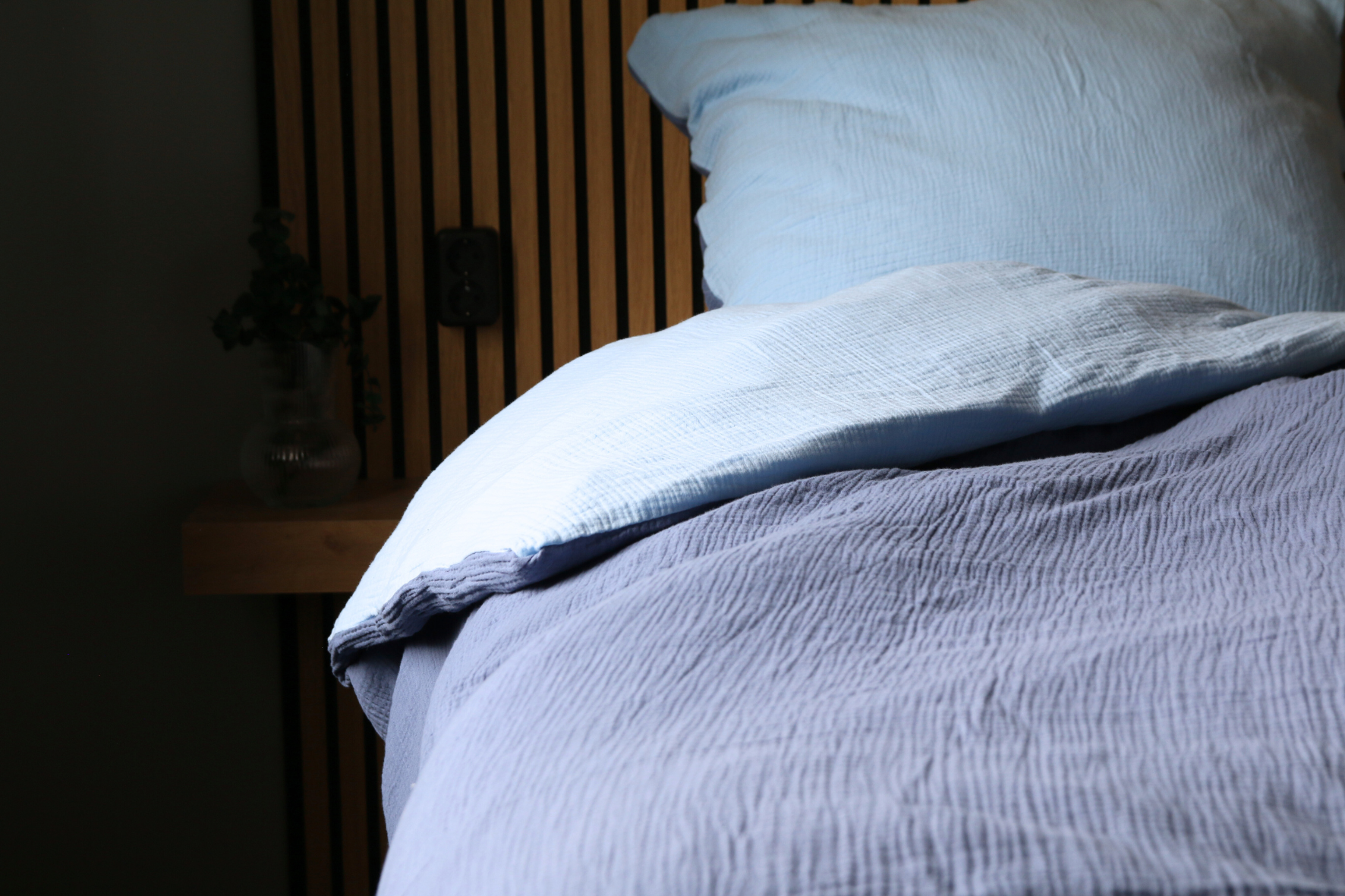 Bedding set – 100% organic cotton – Soft and breathable – Two-tone design – Luxurious duvet covers 4