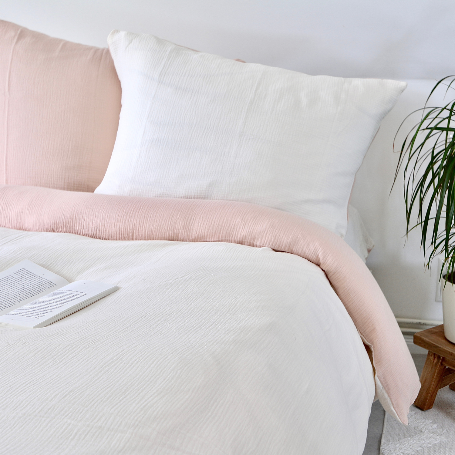 Bedding set – 100% organic cotton – Soft and breathable – Two-tone design – Luxurious duvet covers 9