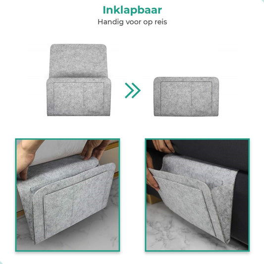 Versatile Storage Bag for Bed or Sofa – Effortless Organization