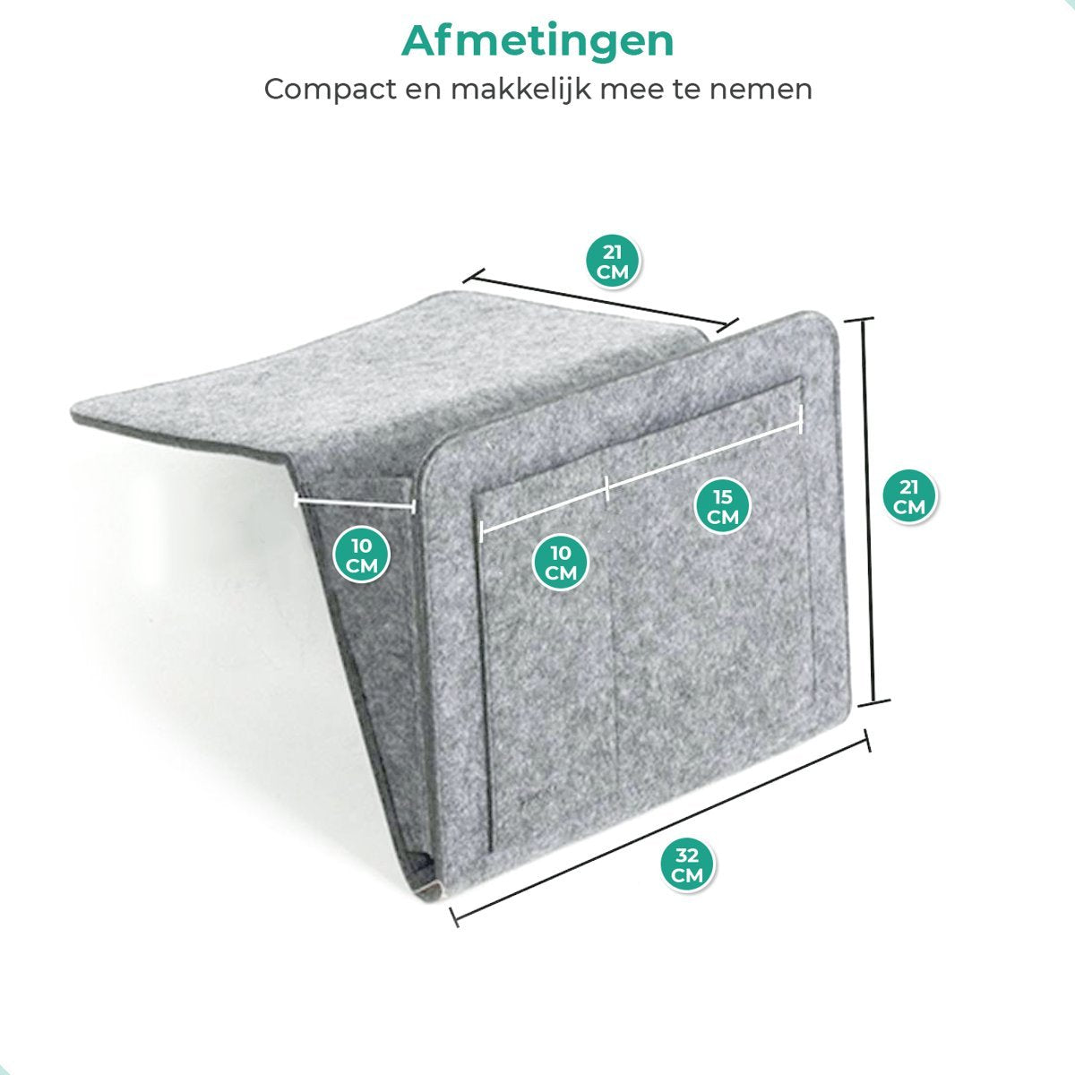 Versatile Storage Bag for Bed or Sofa – Effortless Organization