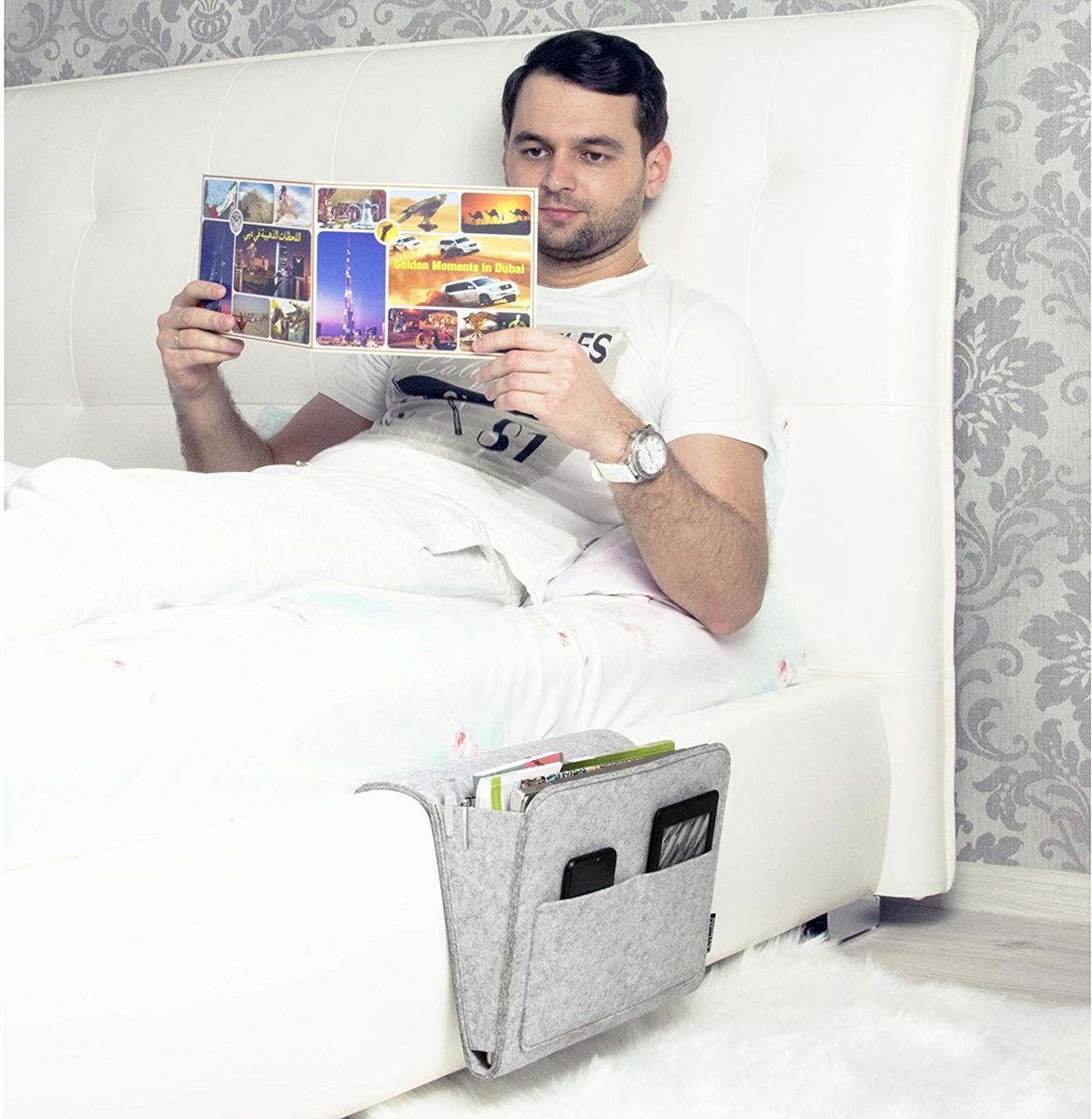 Versatile Storage Bag for Bed or Sofa – Effortless Organization