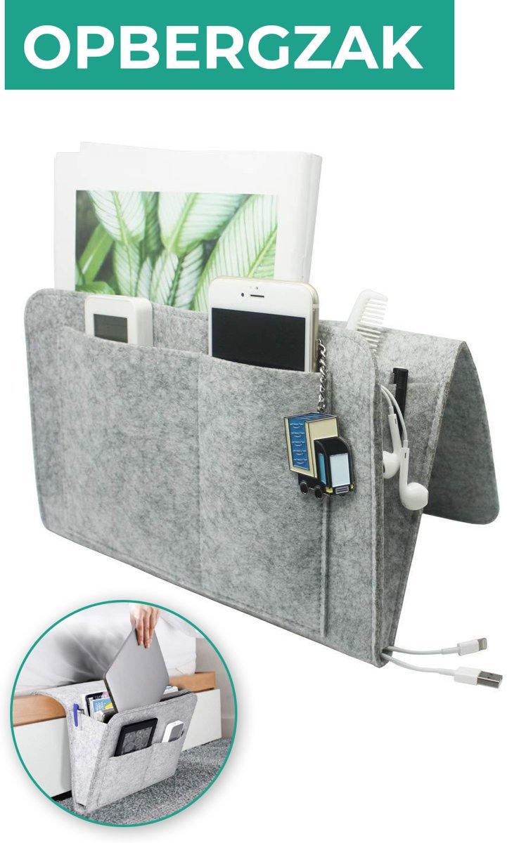 Versatile Storage Bag for Bed or Sofa – Effortless Organization