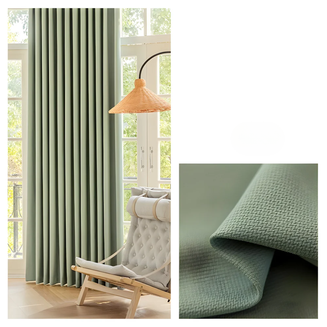 Blackout curtains – Premium jacquard fabric – Elegant modern design – Ideal for bedroom and living room – Energy-efficient and soundproofing 10