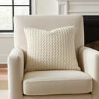 Boho Striped Corduroy Pillow Cover - Double-Sided Decorative Accent