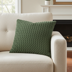 Boho Striped Corduroy Pillow Cover - Double-Sided Decorative Accent