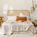 Boho Mandala Cotton Throw Blanket – Soft and Versatile 0