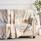 Boho Mandala Cotton Throw Blanket – Soft and Versatile 5